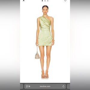 NWT Elliatt Harp Dress in Avacado